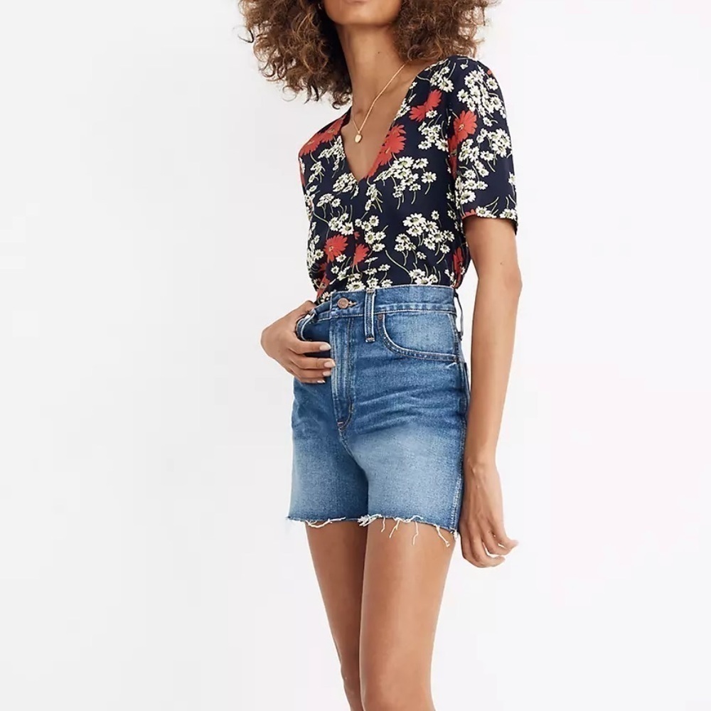 NWT Madewell The Perfect Jean Short Size 26